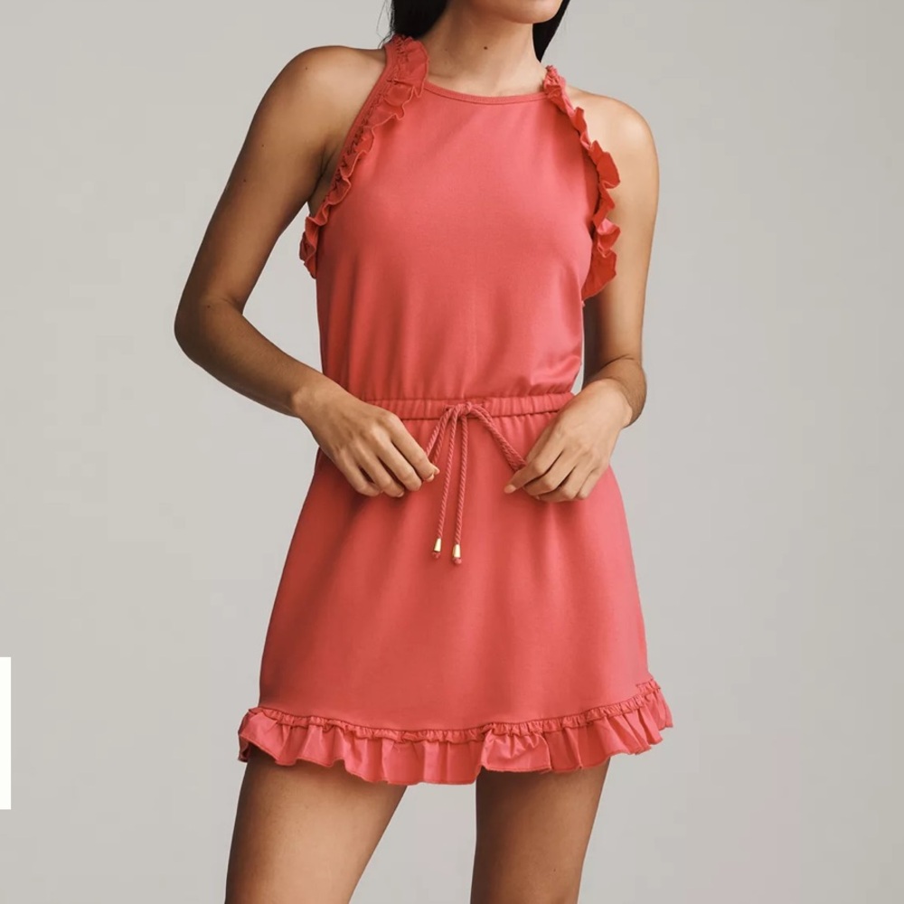 SUNDAYS mirabelle dress in washed ruby, size: Medium